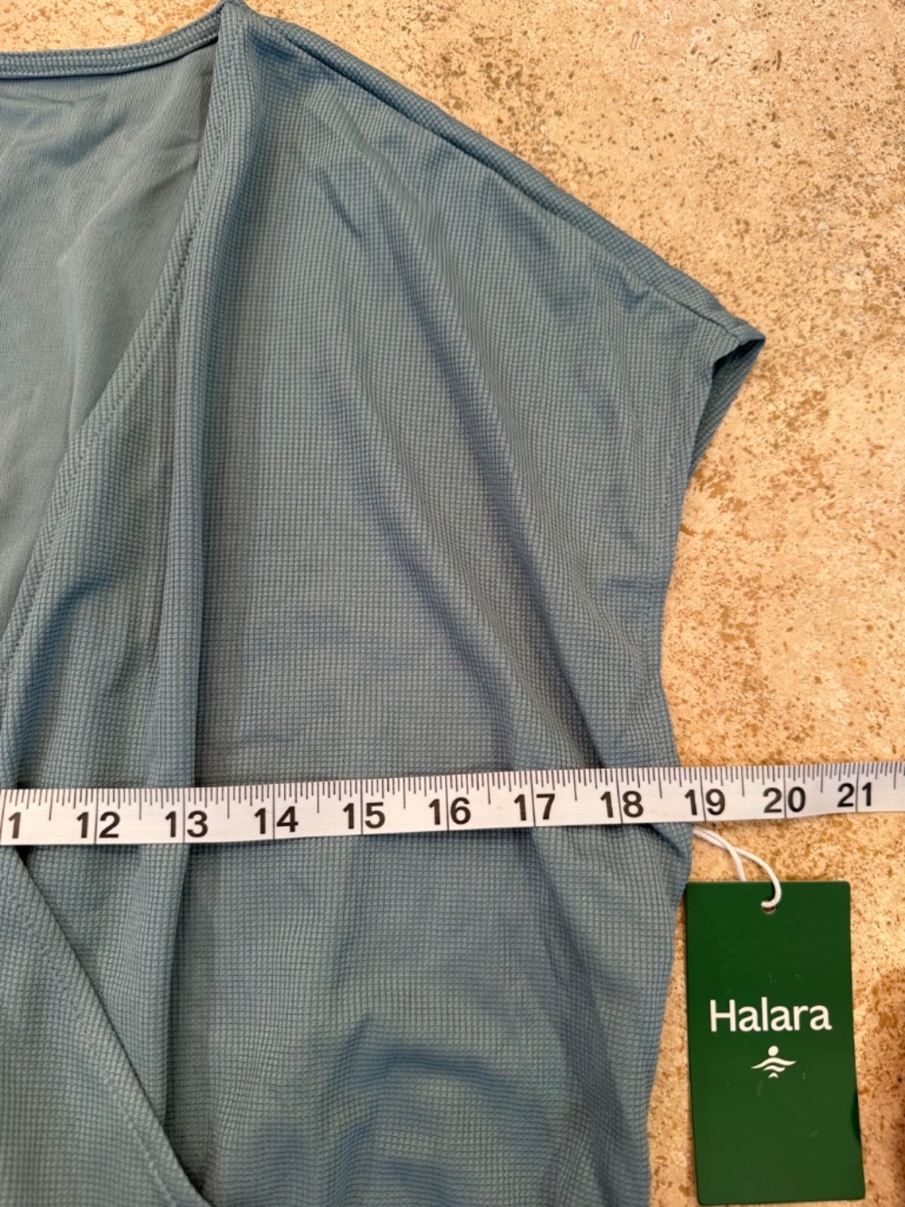 NWT Halara V- neck Short Sleeve Pocket Waffle Casual Romper size L - Picture 7 of 11